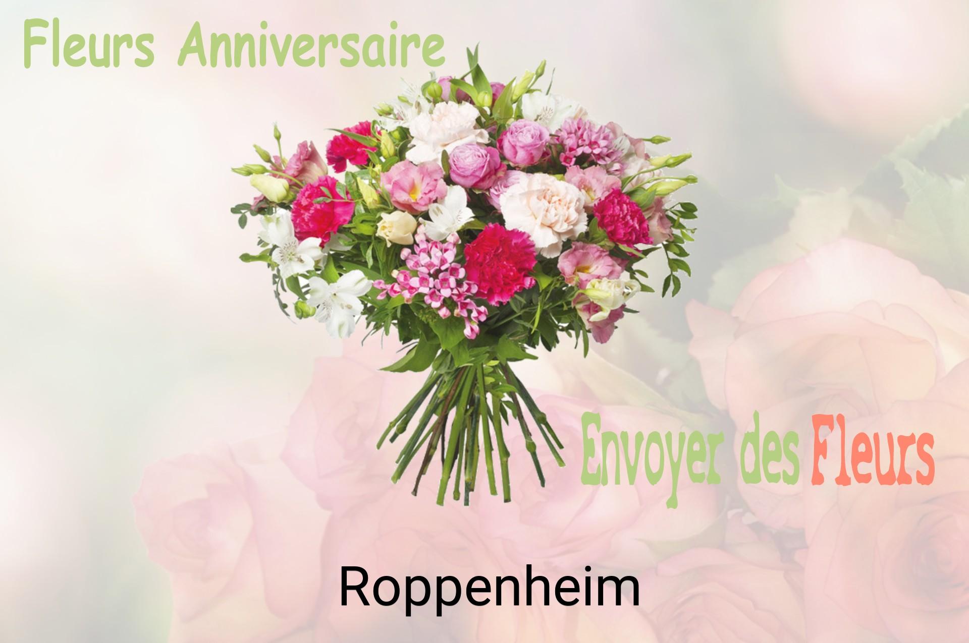 Bouquet de fleurs d’anniversaire livré à Roppenheim